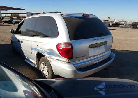 2007 Dodge Grand Caravan Se из США, поврежденный, VIN 1D4GP24R87B194020